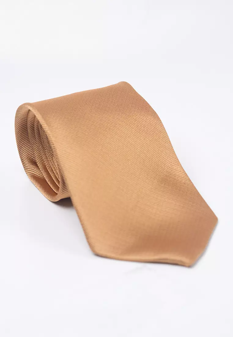 Houseofcuff Dasi Neck Tie Peach Polyester Neck Tie