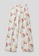 United Colors of Benetton white Loose fit flower trousers 48EAFAA11B08BDGS_4
