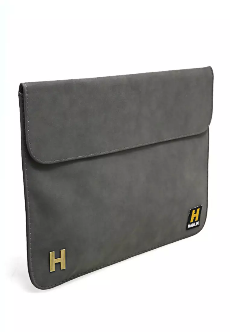 Quenty Sleeve Case Laptop 13 Inch Unisex Comportable Design Material Felt ORIGINAL - Gray