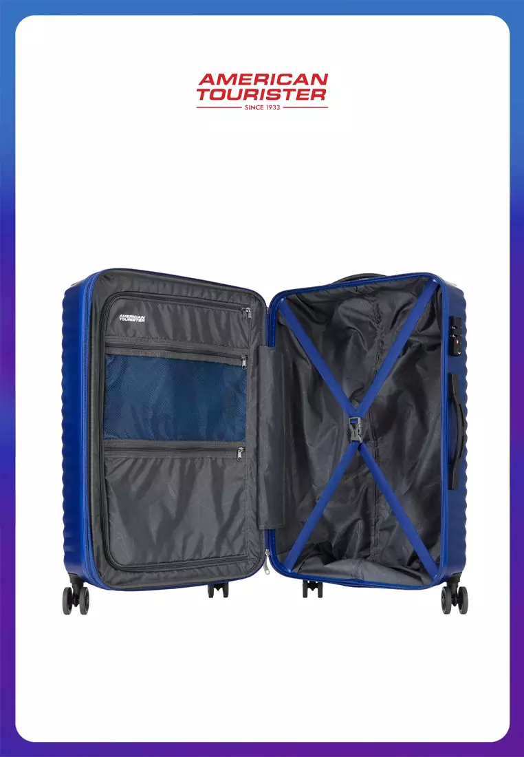 American Tourister Koper Hardcase Sky Cove 2 Pcs Set 20,25 Inch - Oxford Blue