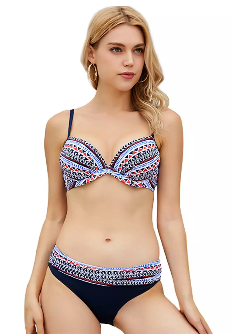 Buy LYCKA LAX3053-European Style Lady Bikini Set-Blue 2024 Online