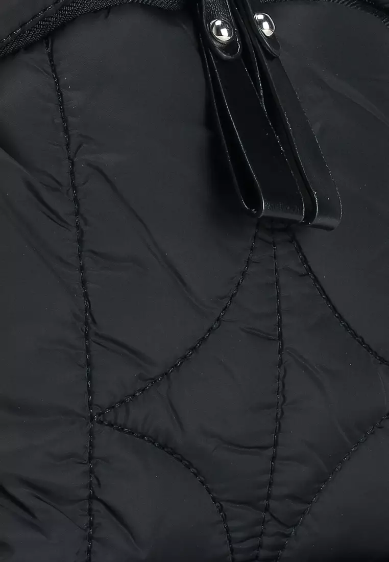 Quilted Nylon Backpack