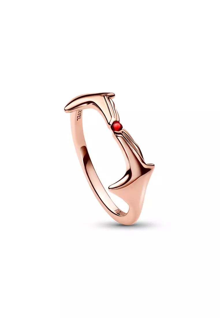Pandora x Marvel 14k Rose Gold Plated Scarlet Witch Ring