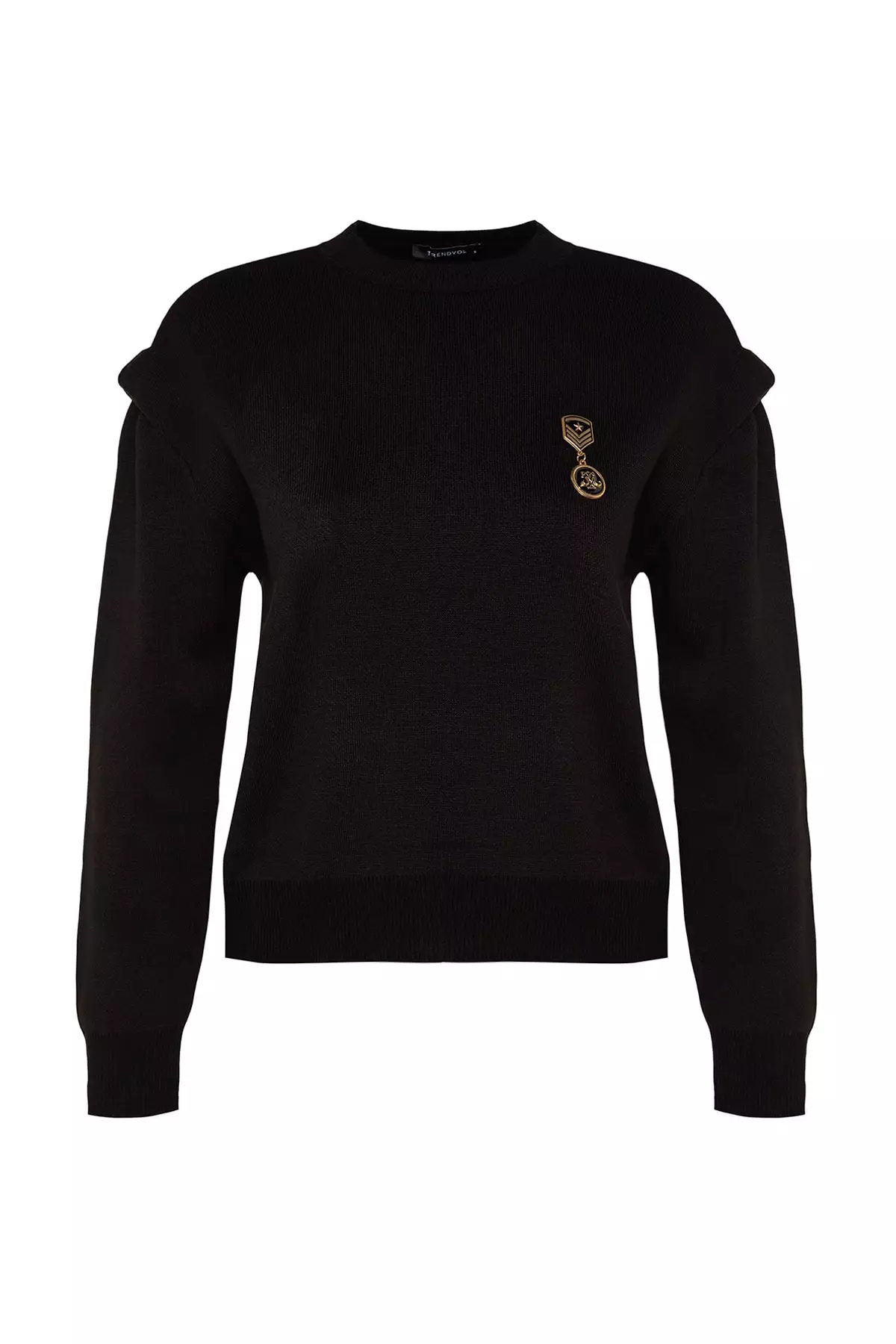 Buy Trendyol Epaulette Detailed Knit Sweater 2024 Online | ZALORA Singapore