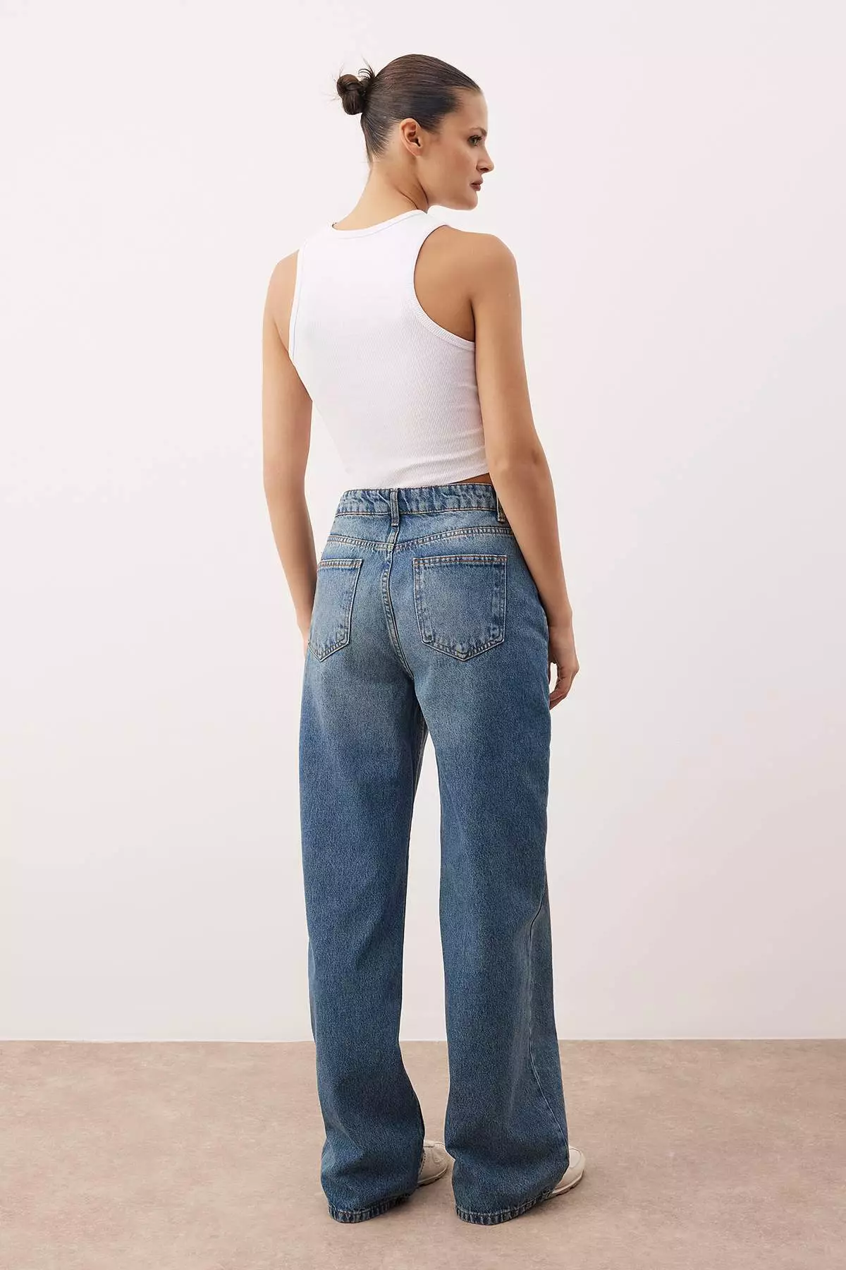 Blue*1 High Waist Wide Leg Jeans Twoaw23Je345