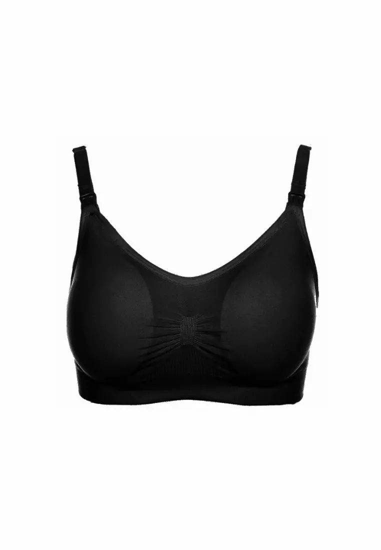 2 Pack Gracie Push Up Nursing Bra Green and Black