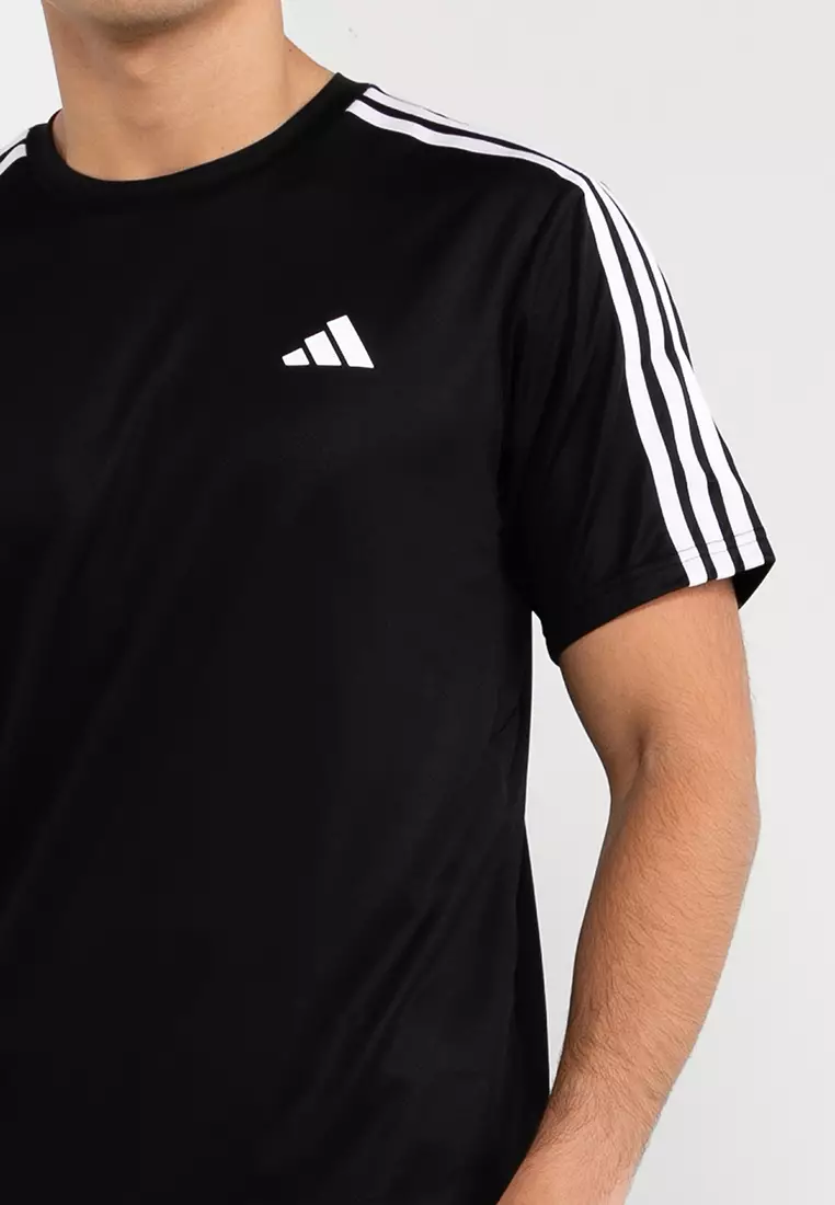 White and best sale black adidas shirt