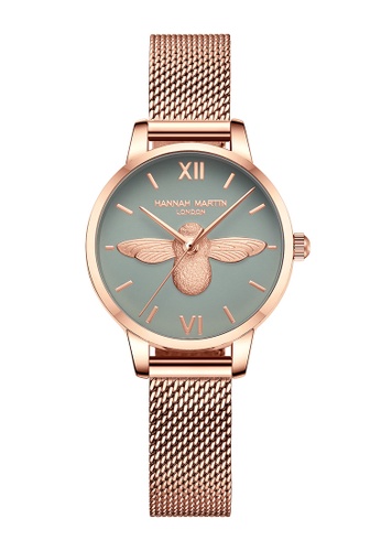 Buy Hannah Martin Hannah Martin Classic Bee Motif Women Mesh Watch Online On Zalora Singapore