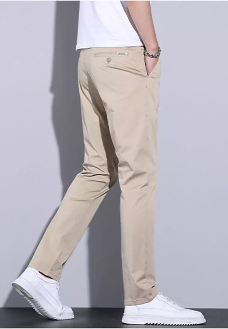 Slim Twill Trousers
