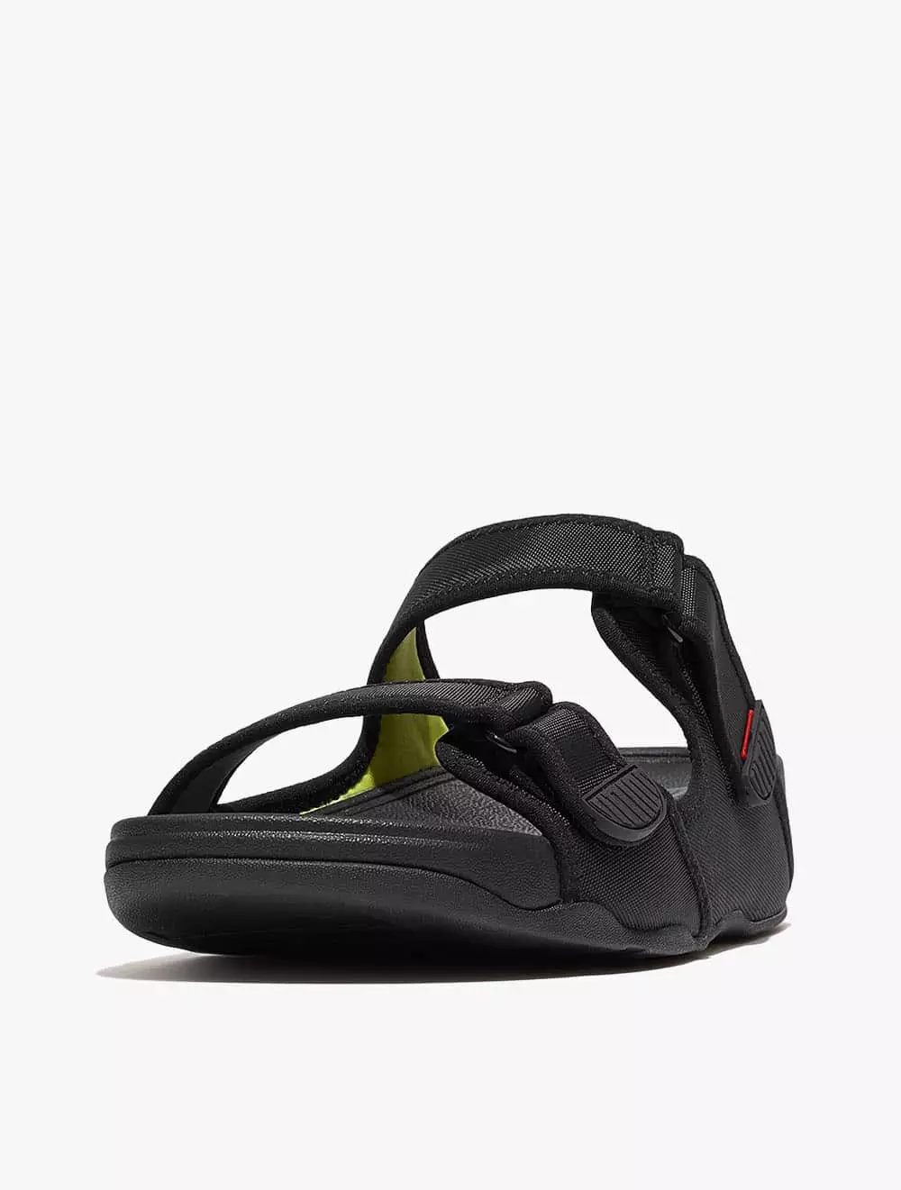 Fitflop GOgh Moc Men's Adjustable Water-Resistant Slides GT3-001- Black - Black