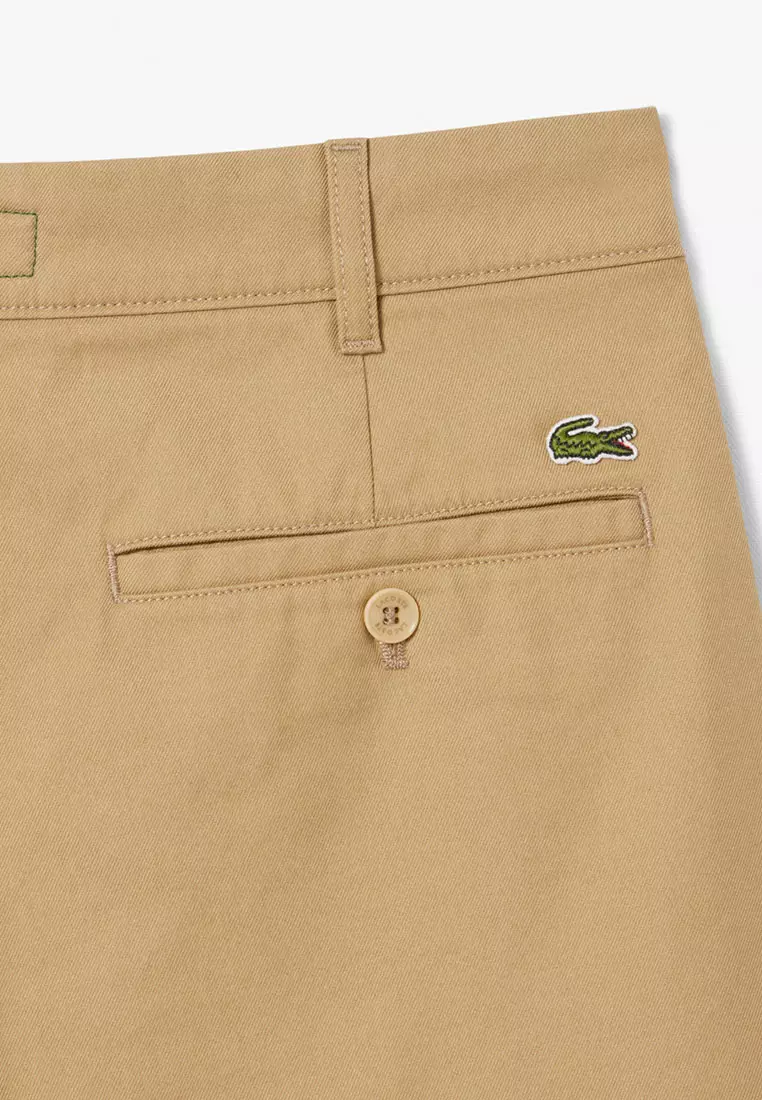 Regular Fit Gabardine Chino Bermuda Shorts