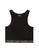 Gen Woo black Rib Crop Top by Gen Woo 78B90KAA8058CFGS_4