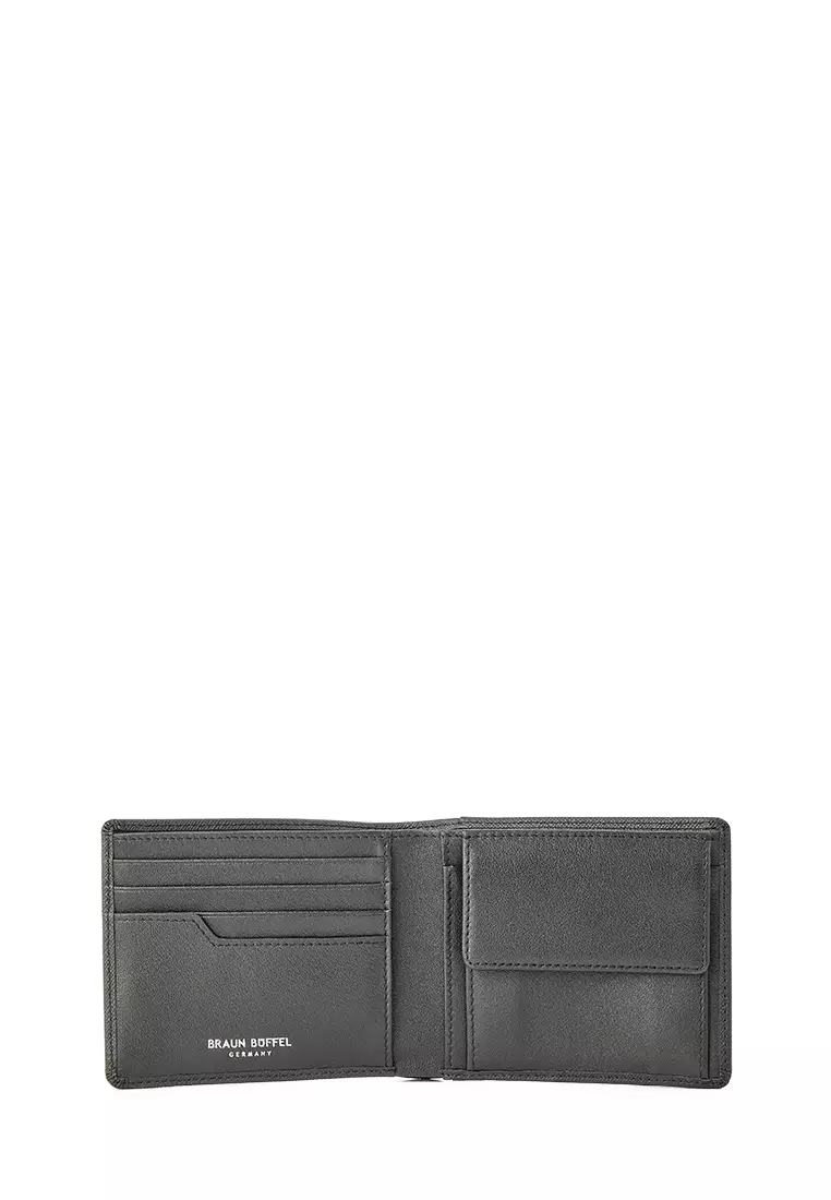 Craig Wallet With Coin Compartment In Black