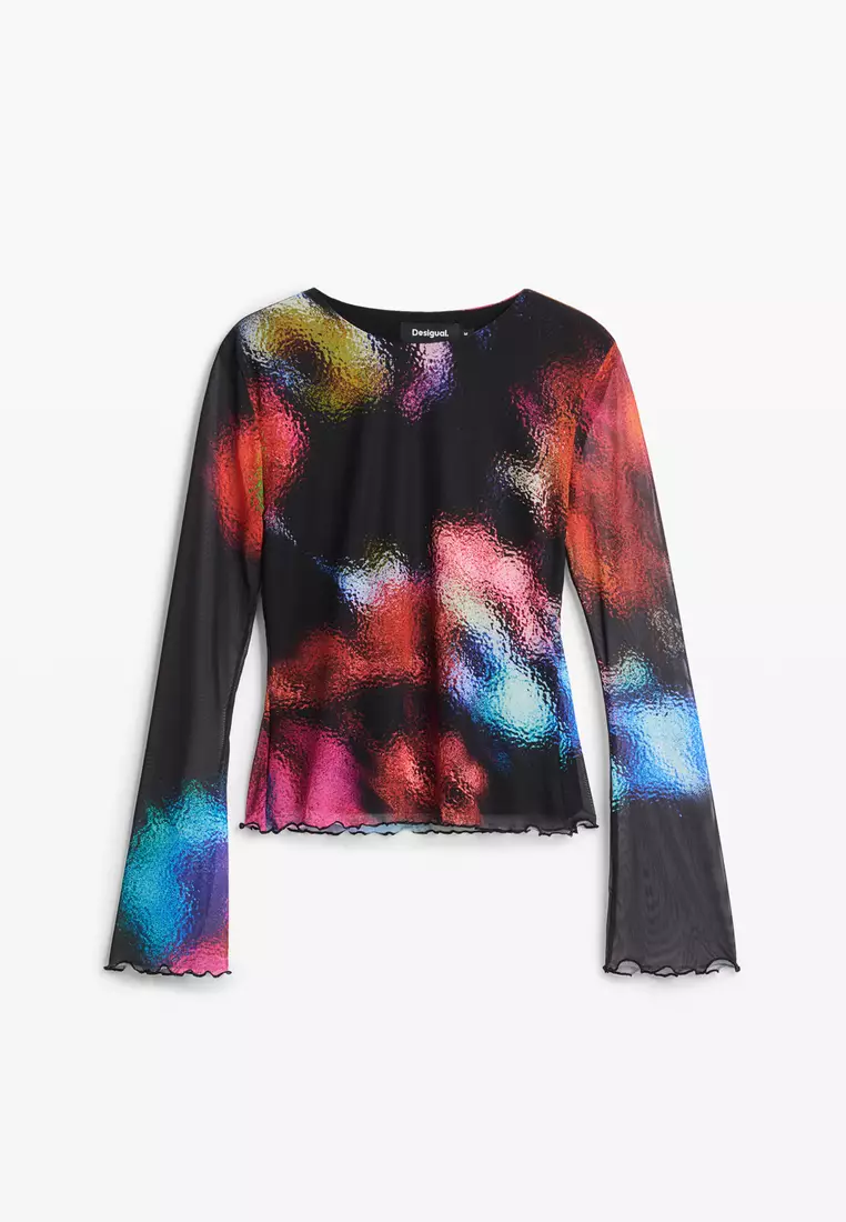 Sheer Long Sleeve Knit Top by Christian Lacroix