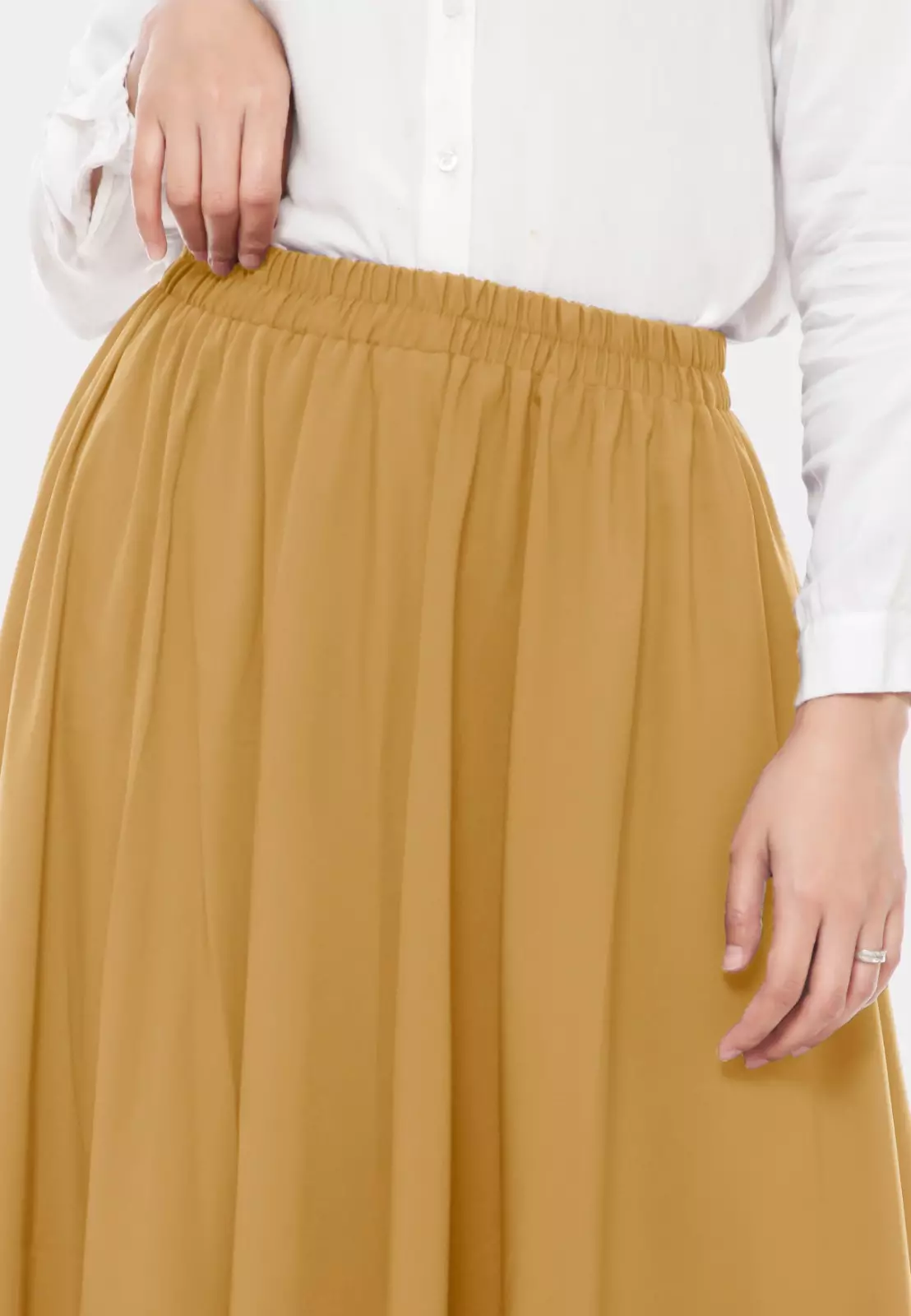 Zelena - Arabella Skirt | Rok Wanita | Wolfis Aline Skirt - Mustard