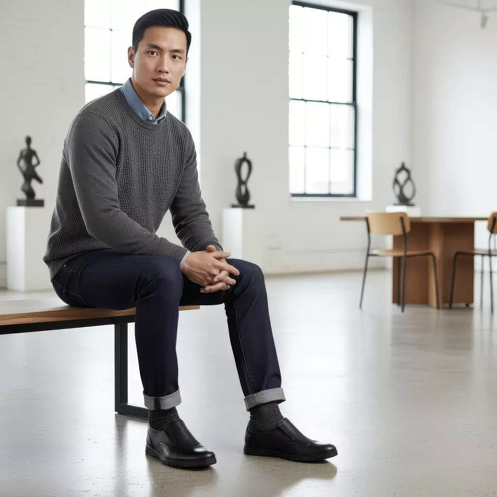 PAULMAY Sepatu Slip On Pria Modena 33 - Black