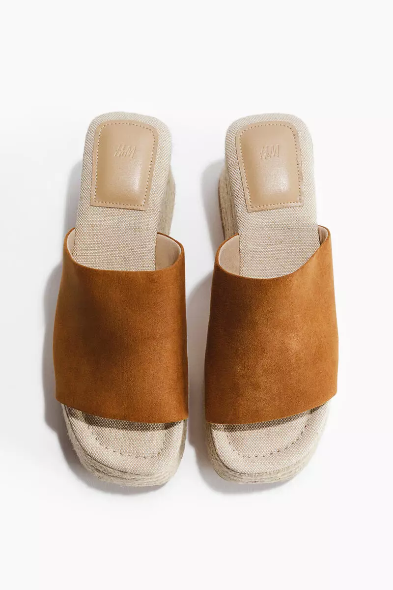 Heeled espadrilles