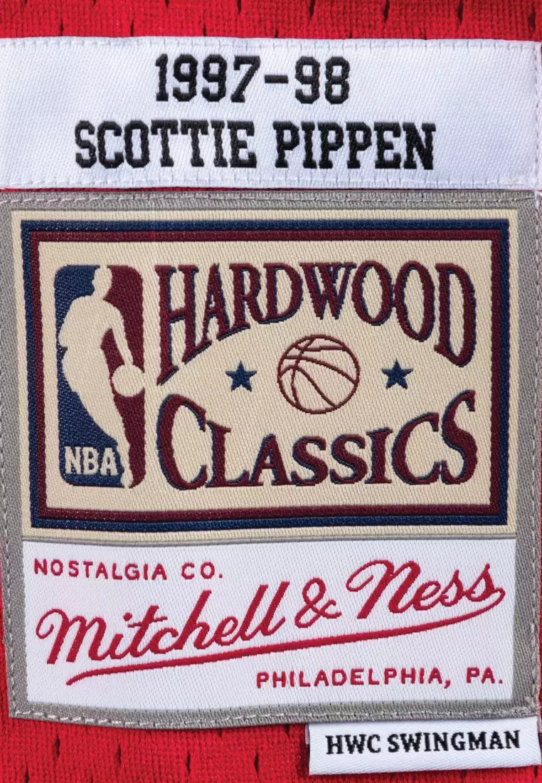 #33 Scottie Pippen 1997 Chicago Bulls Swingman Basketball Jersey