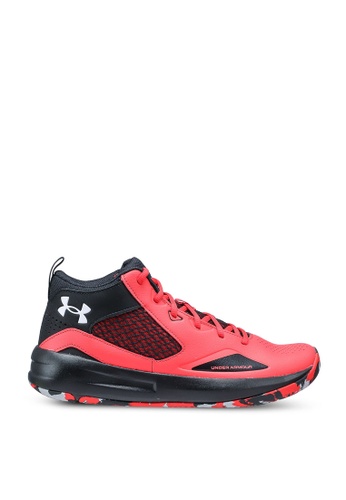 Under Armour red UA Lockdown 5 Shoes 496CDSH02C78A0GS_1