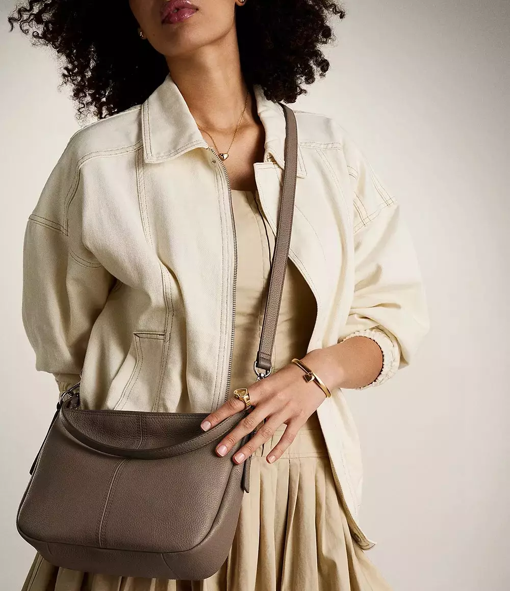 Fossil Jolie Leather  Smoke Crossbody Tas Selempang Wanita - ZB7716-793