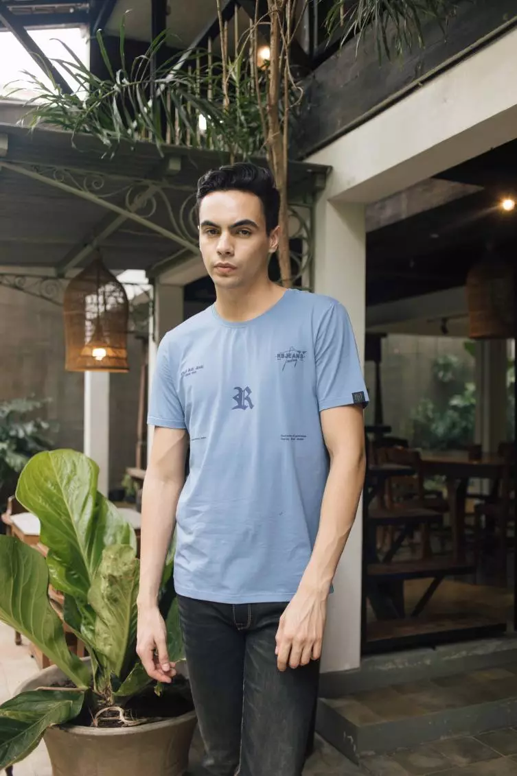 RBJ T-Shirt Cotton Spandex Pria 2562370111