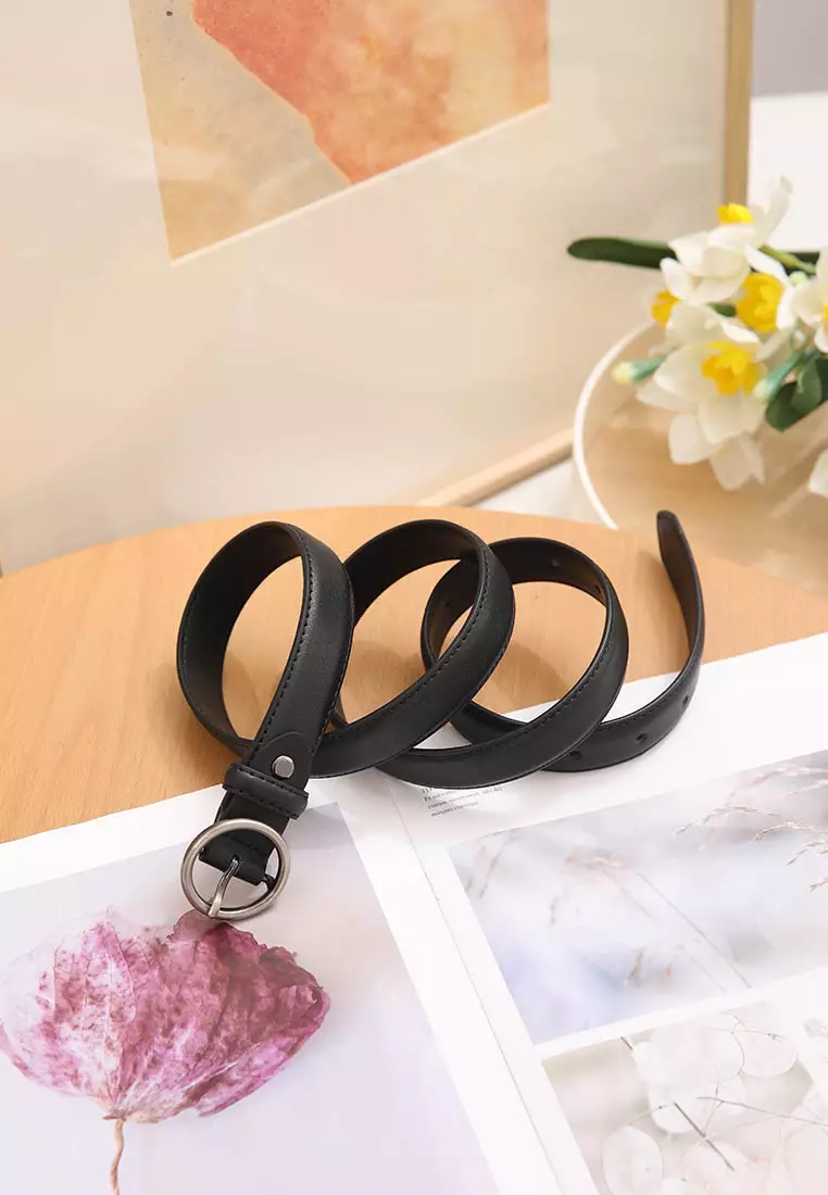 GYKACO RONIA bLACK - Ikat Pinggang Wanita - Fashion Belt / Sabuk