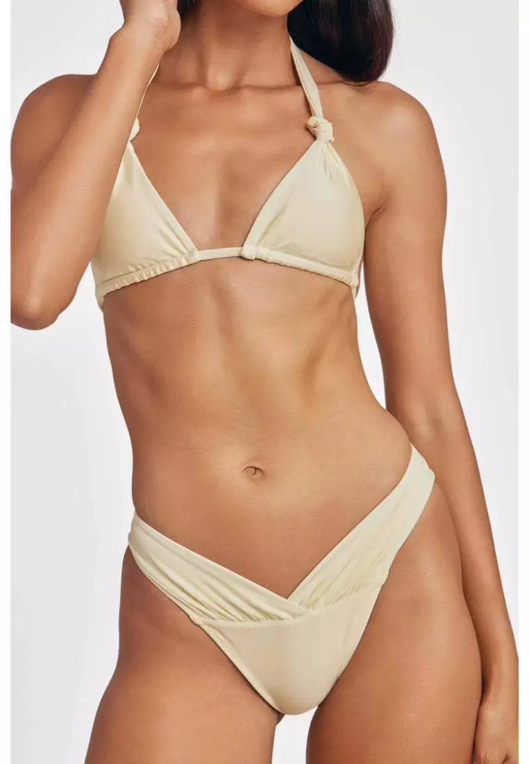 Roan Medium Bikini Bottoms / Butter Yellow