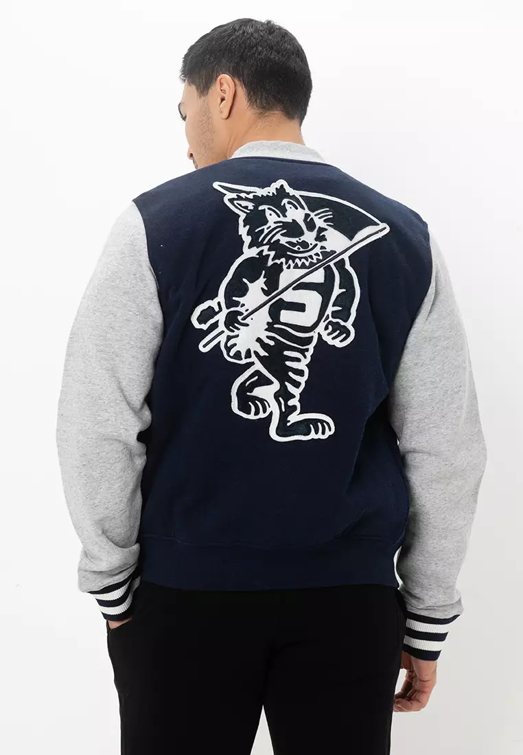 Vintage Collegiate Bomber Jacket