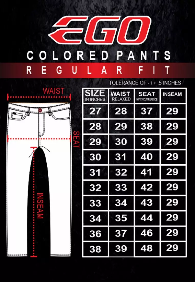 Regular Fit Colored Pants