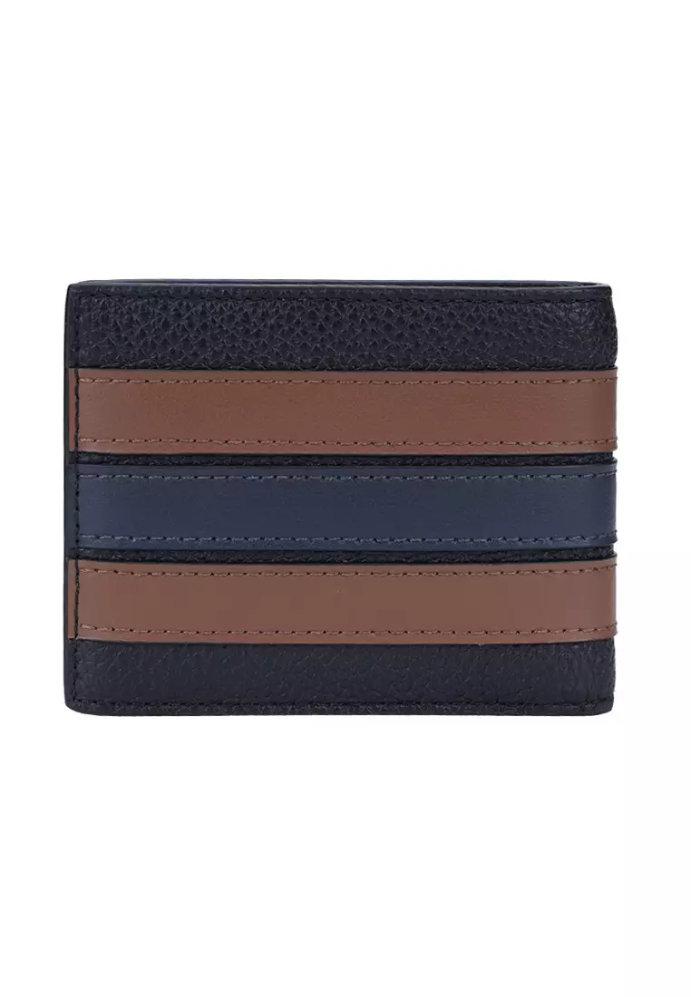 Striped coach best sale wallets for women