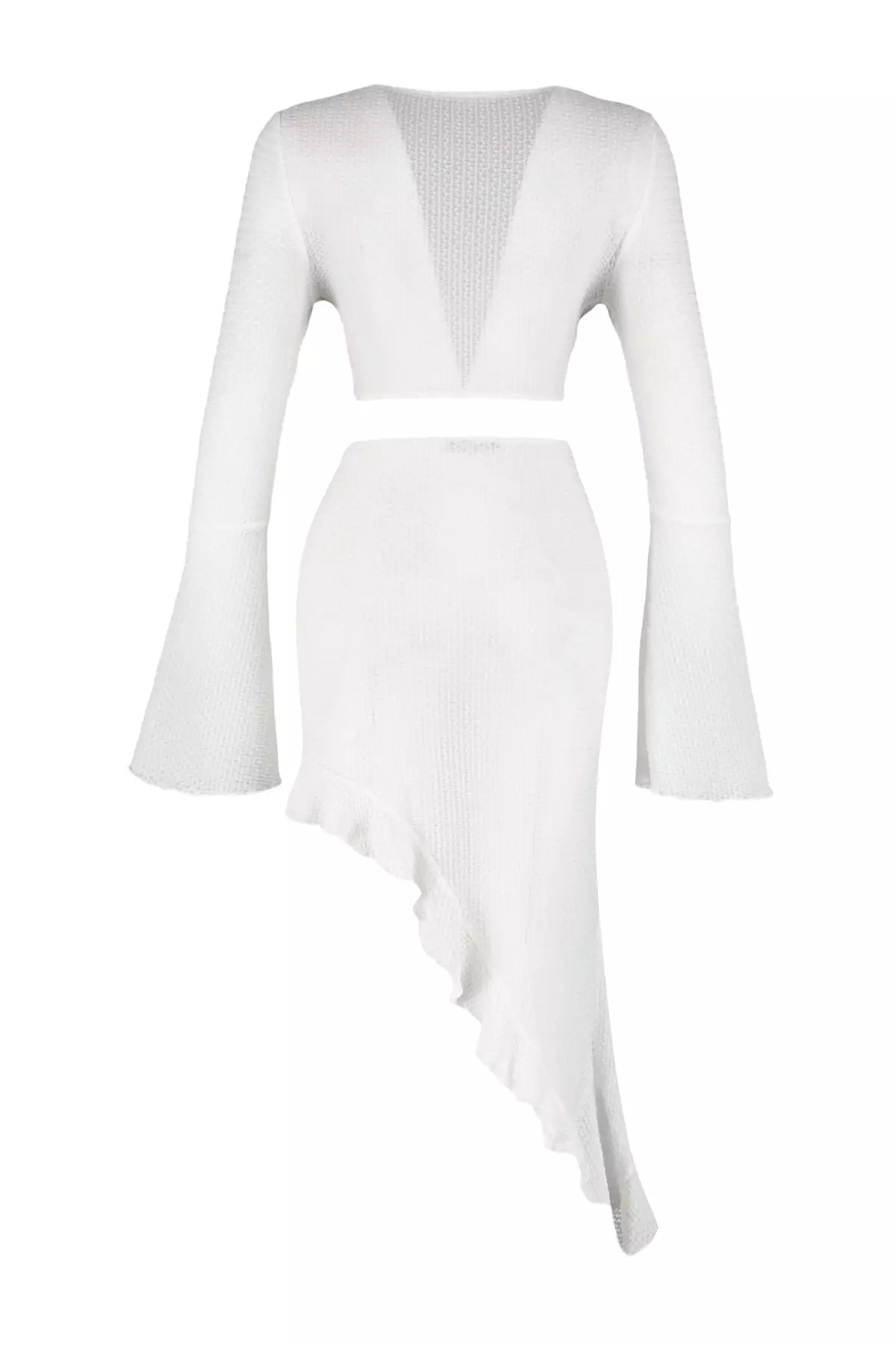 Tied Blouse Skirt Set