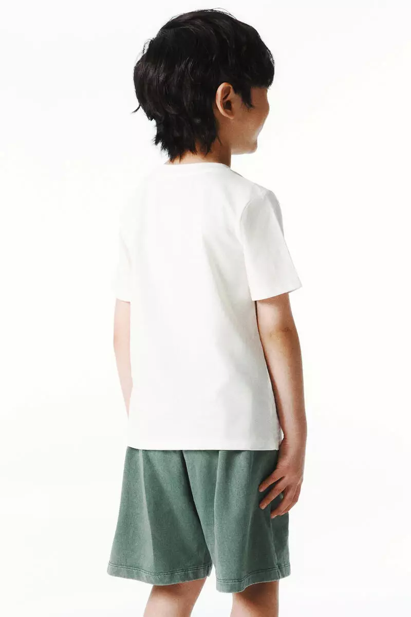 Printed cotton T-shirt