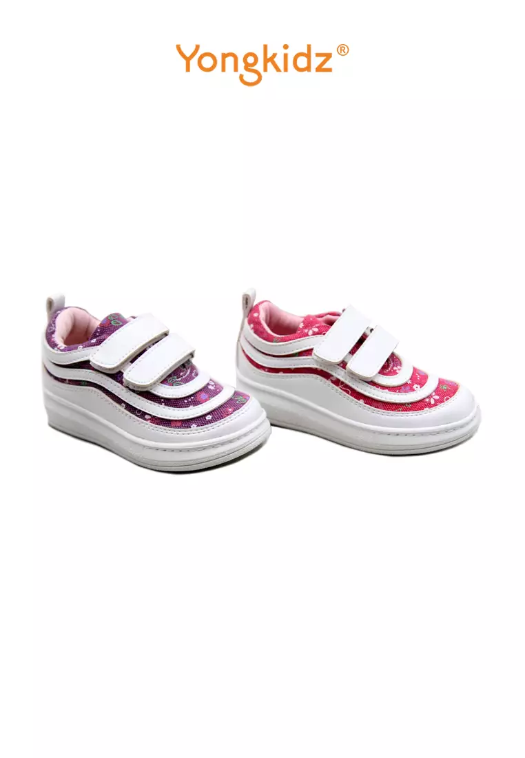 Jual Justice Justice Girls Flyknit Pink Sneakers - Sepatu Kets