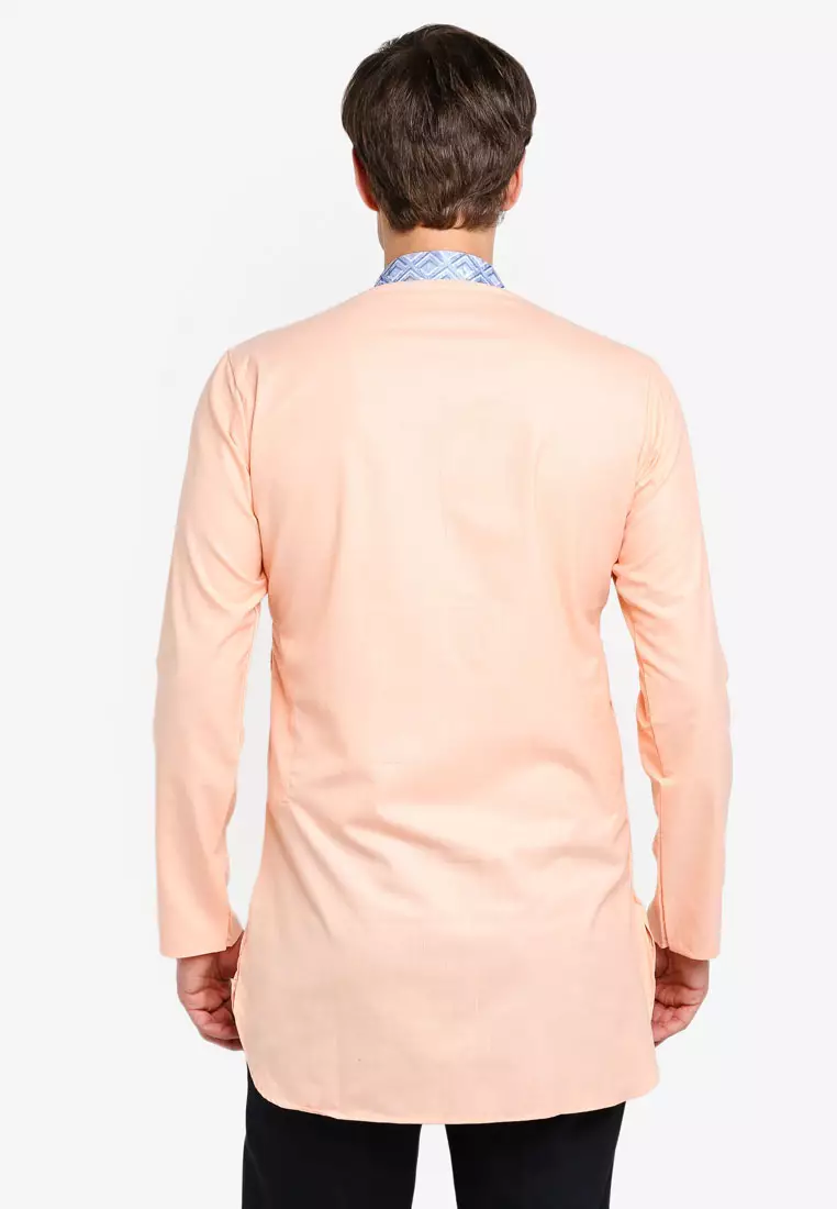 Buy Mayasilk KURTA PURE COTTON BATIK COLLAR Online ZALORA Malaysia