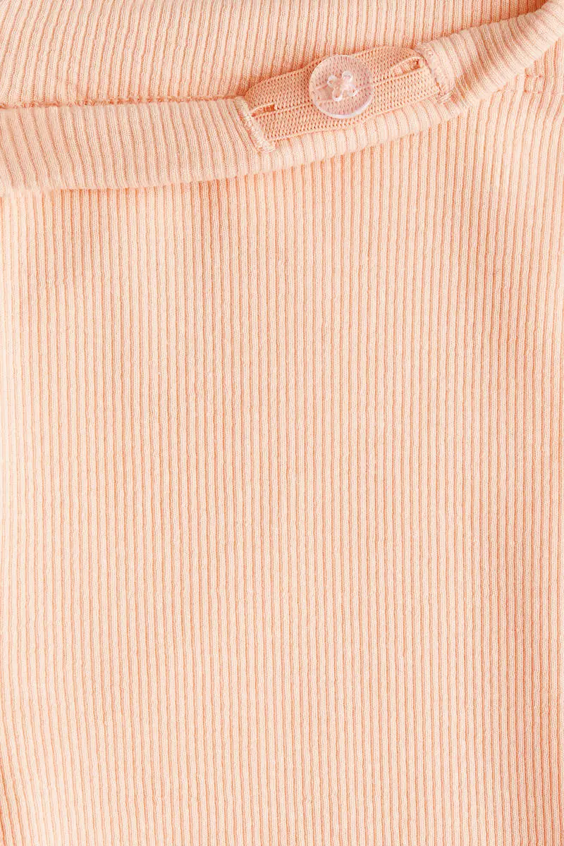 Ribbed jersey leggings