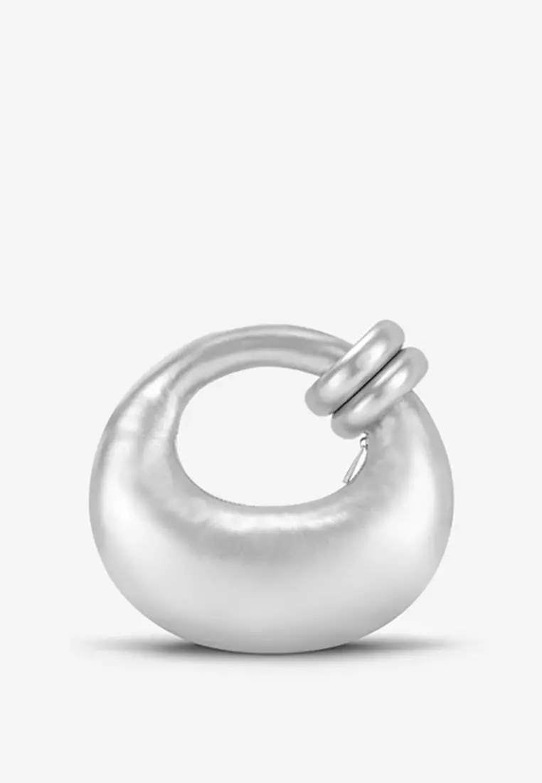 Abacus Top Handle Bag - Silver