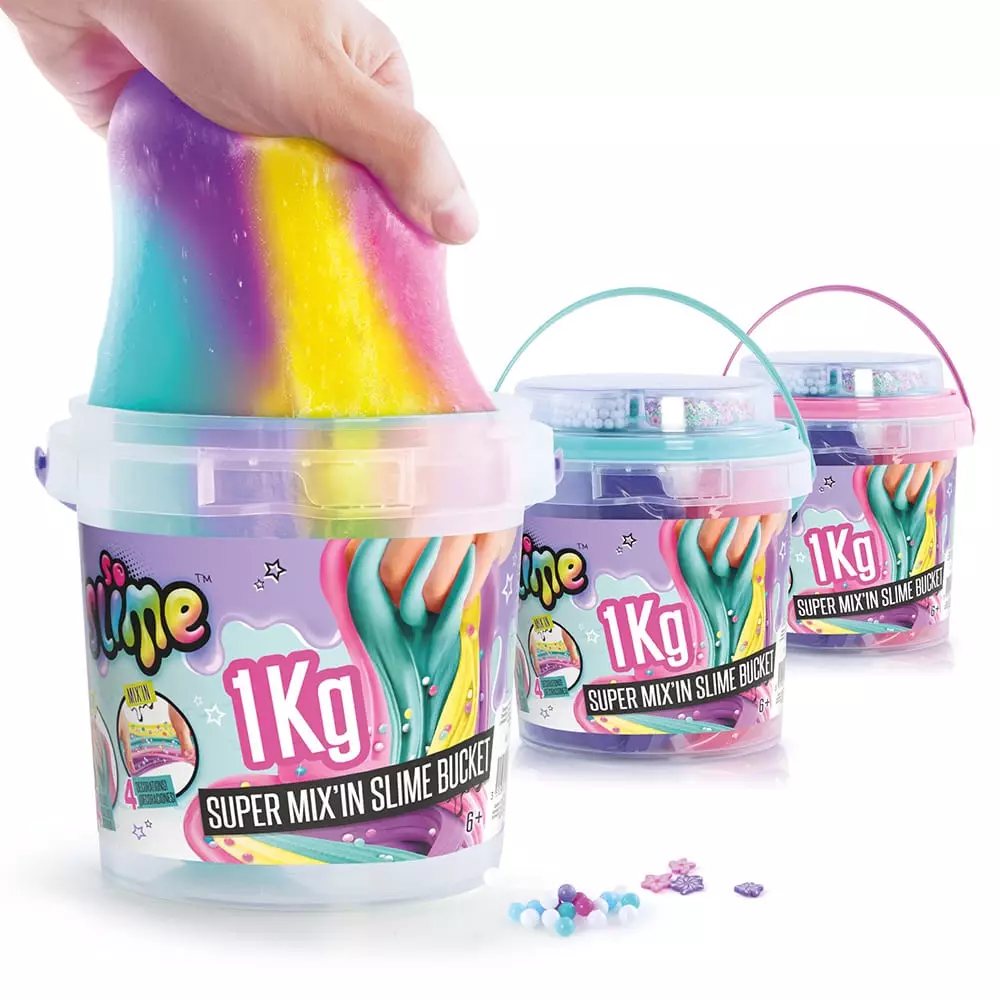 Canal Toys  - PREMADE SLIME MIX'INS - PINK - SUPERSLIME BUCKET - Mainan Anak