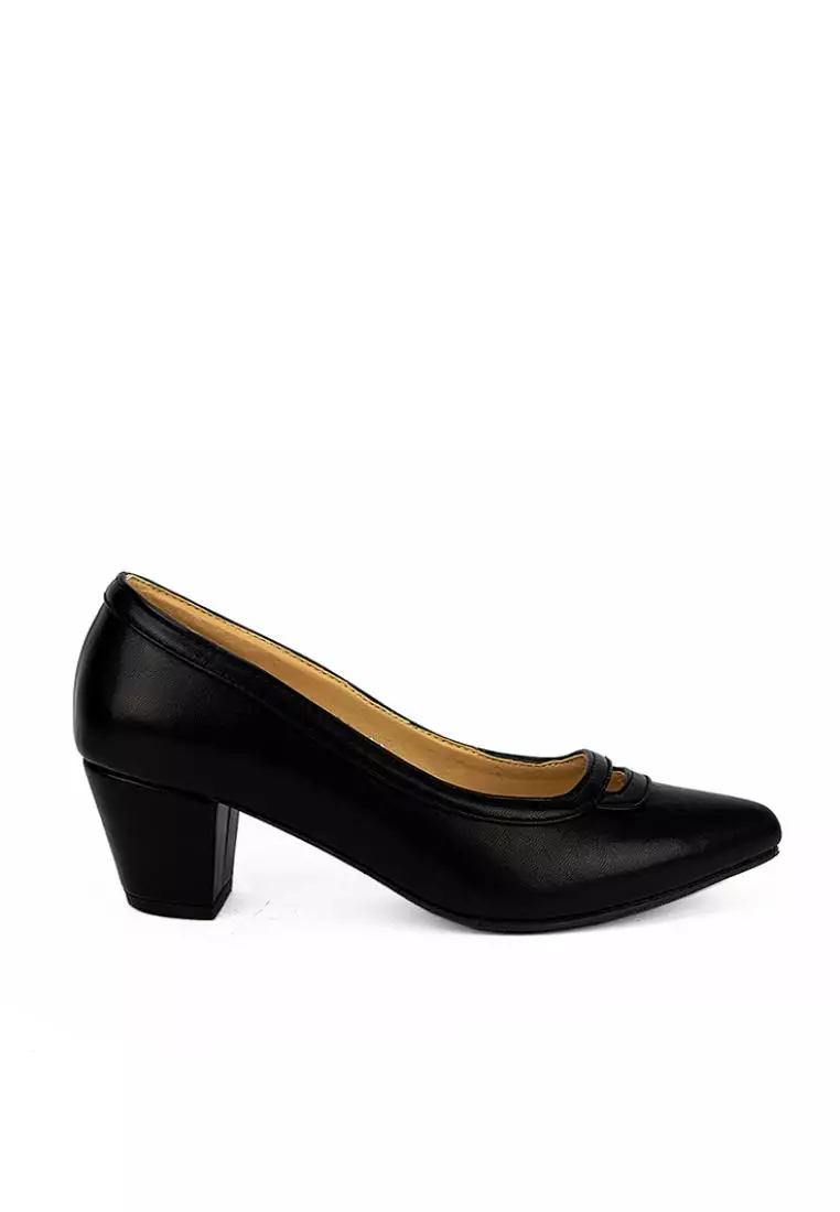 Discount on Cardam's Lifestyle  shoes - SKU: Eclb Mar 00081 Black Pumps