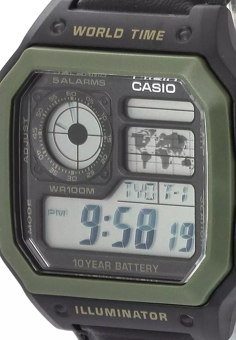 Digital Watch AE-1200WHB-1BVDF