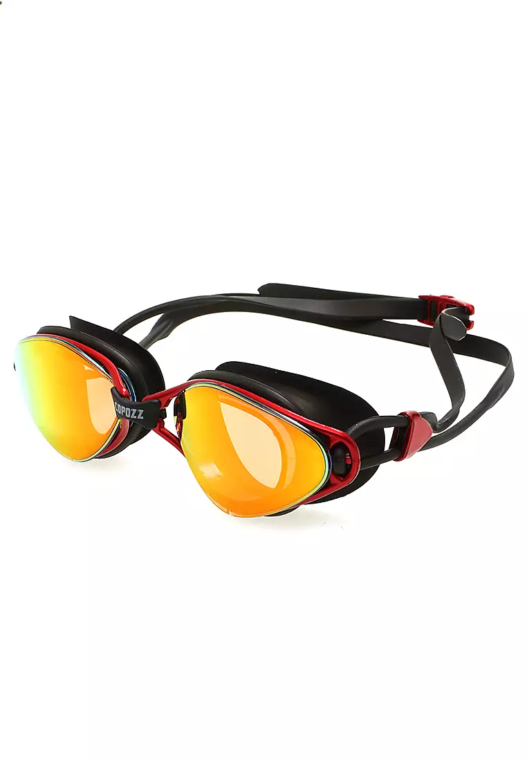 Qanic Kacamata Renang Anti Fog UV Protection Perfect Design Material Polycarbonate ORIGINAL - Red
