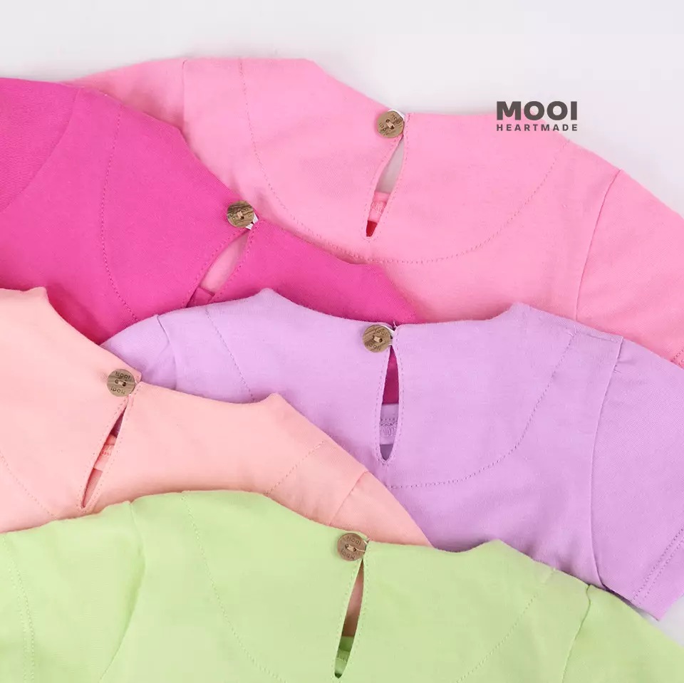 Mooi Atasan Anak Perempuan Livy Top - Pink Blossom