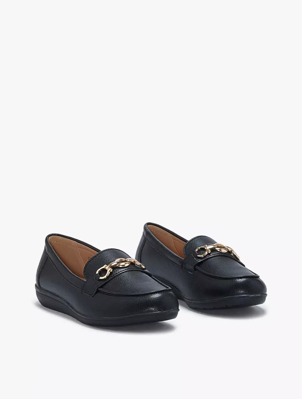 Payless Chrissie Womens Judith Comfort Flats - Black_15