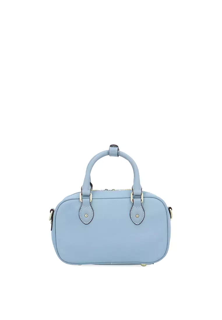 Bowie Nylon Handbag S - Turquoise