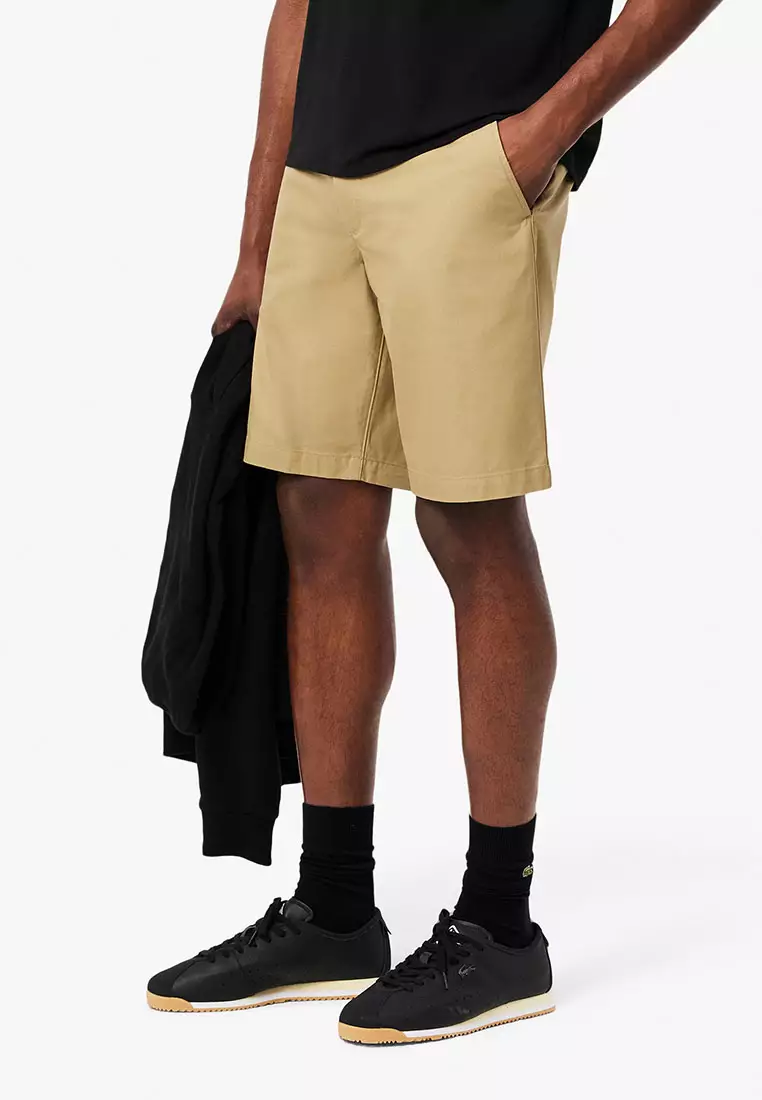 Regular Fit Gabardine Chino Bermuda Shorts