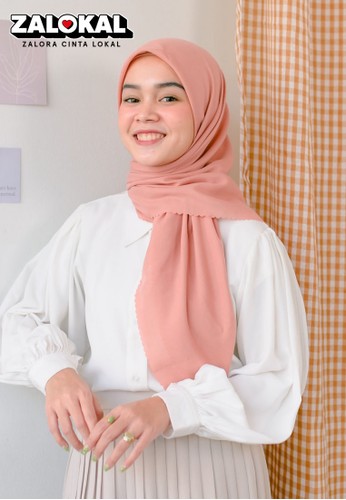 Lozy Hijab pink Haraa Voal Pink Pastel C2283AA4D07F33GS_1