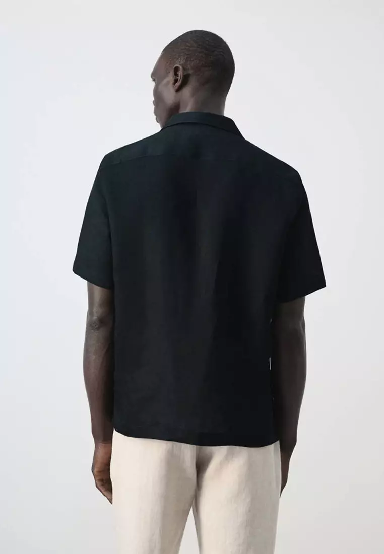 Regular-Fit 100% Linen Shirt