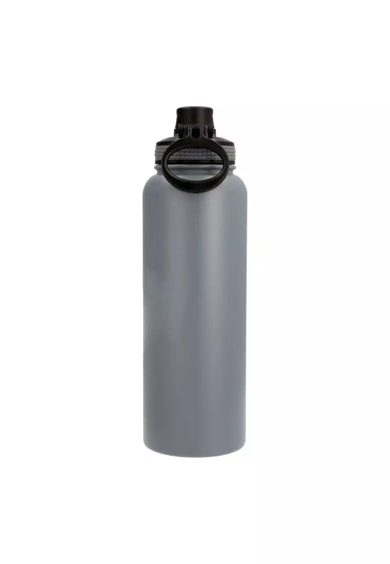 Oasis Stainless Steel Insulated Sports Water Bottle with Screw Cap 1.1L - Steel