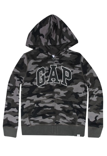 Buy Gap International Logo Zip Hoodie Online Zalora Malaysia