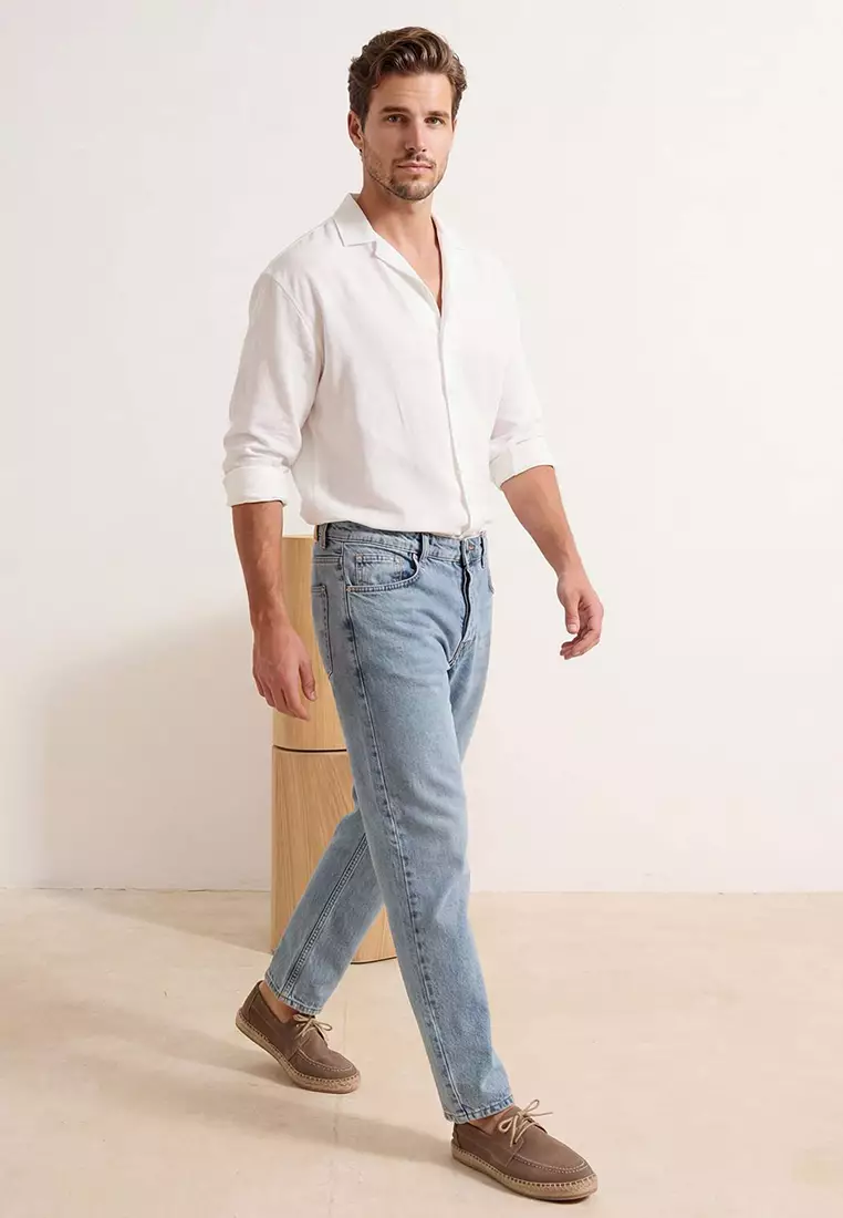 Baggy/Wide Loose Cut Denim Trousers Jeans