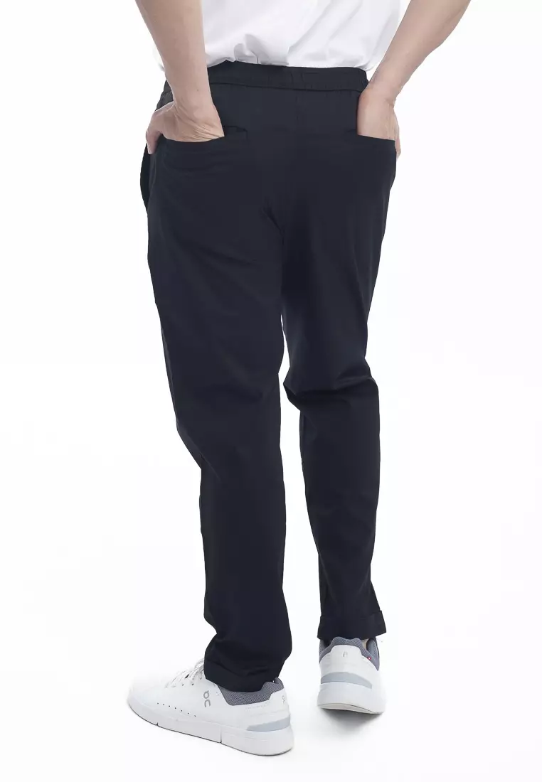 Men's Tanboocel Foldable Hem Straight Crop Pants